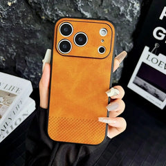 Treviso Textured Leather Phone Case - Cognac
