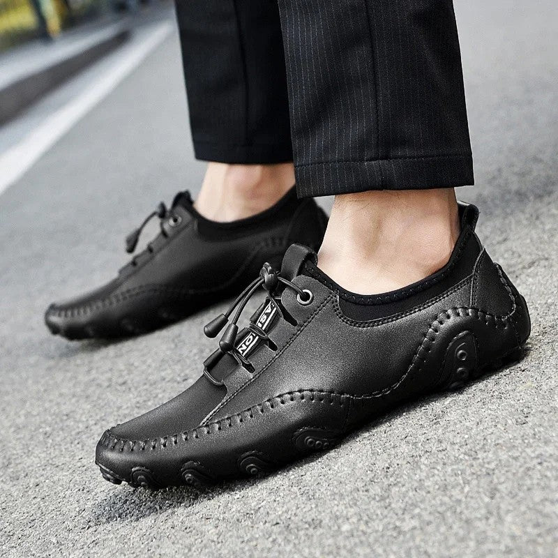 Turnberry Leather Loafers - Black