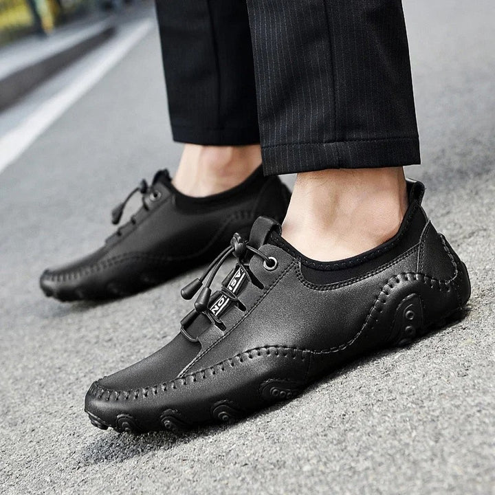 Turnberry Leather Loafers - Black