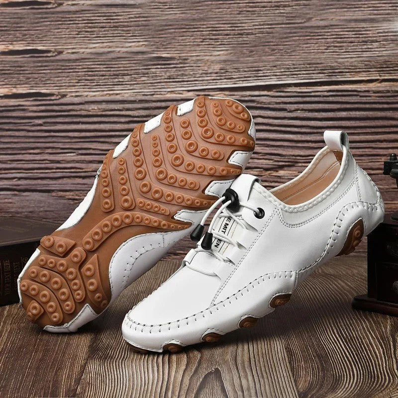Turnberry Leather Loafers - White