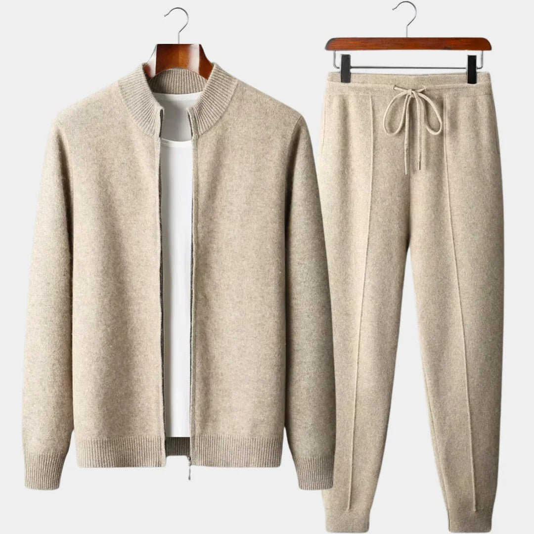 Valais Pure Merino Wool Set - Oatmeal