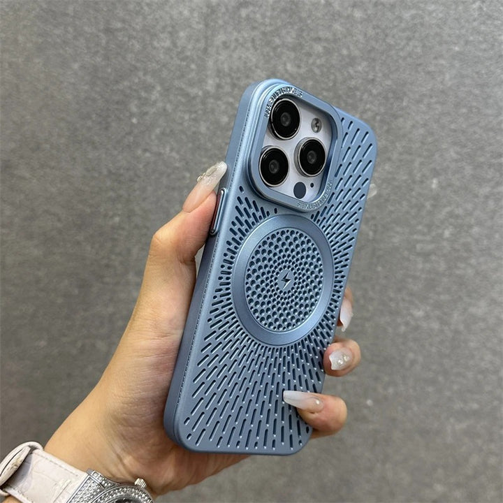 Valen Titanium MagSafe Case - Sapphire Blue