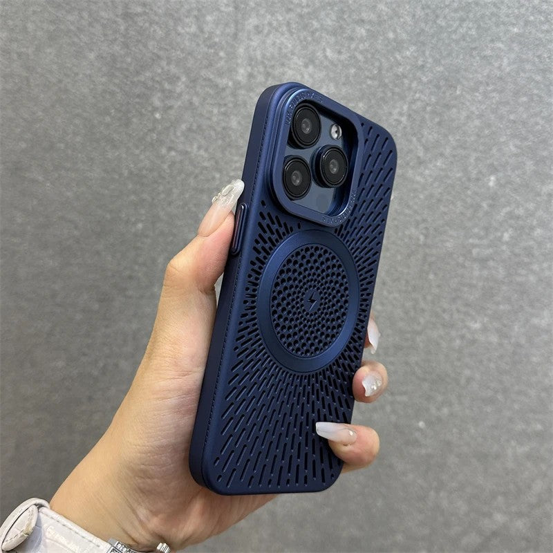 Valen Titanium MagSafe Case - Navy