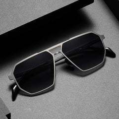 Vanguard Sunglasses - Polished Silver / Smoke