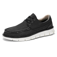 Vantage Canvas Boat Shoes - Classic Black