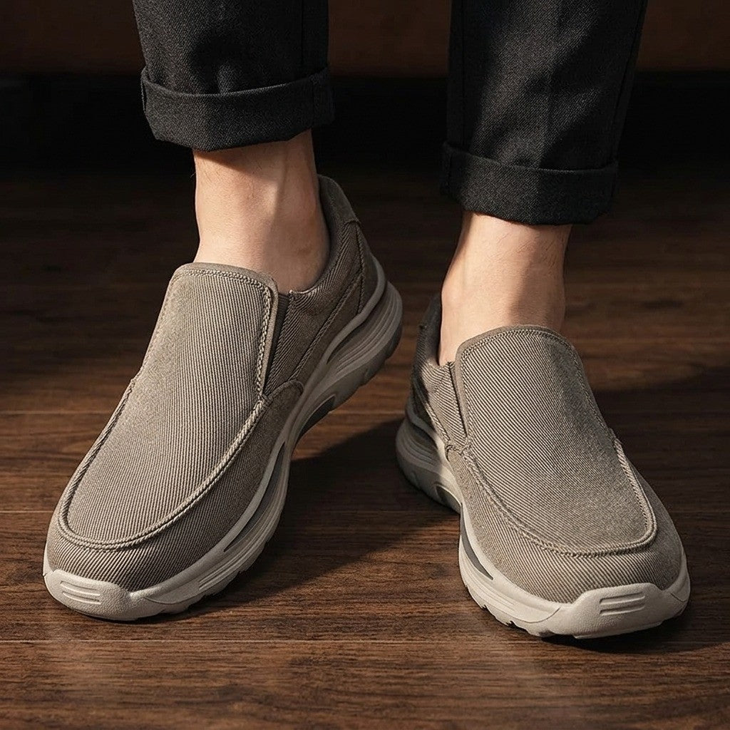 Vantage Canvas Slip-On Loafers