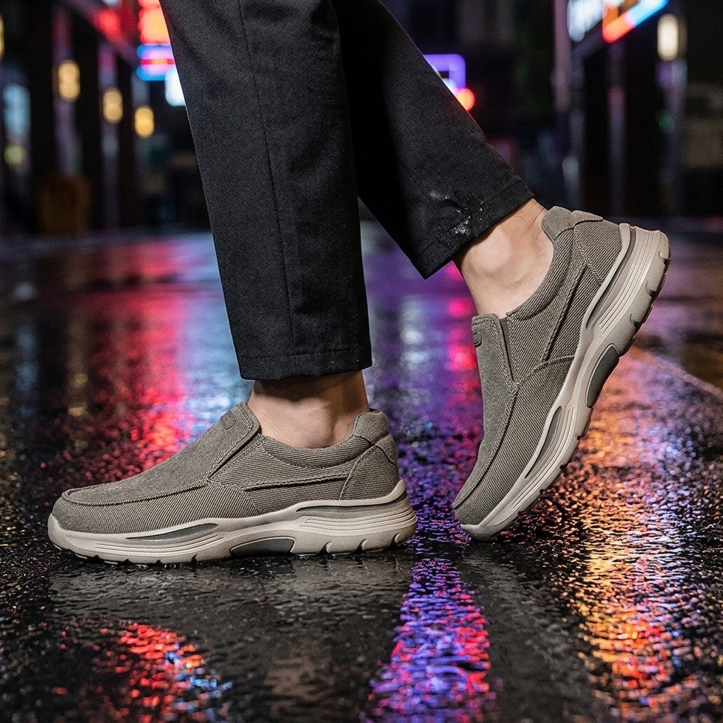 Vantage Canvas Slip-On Loafers