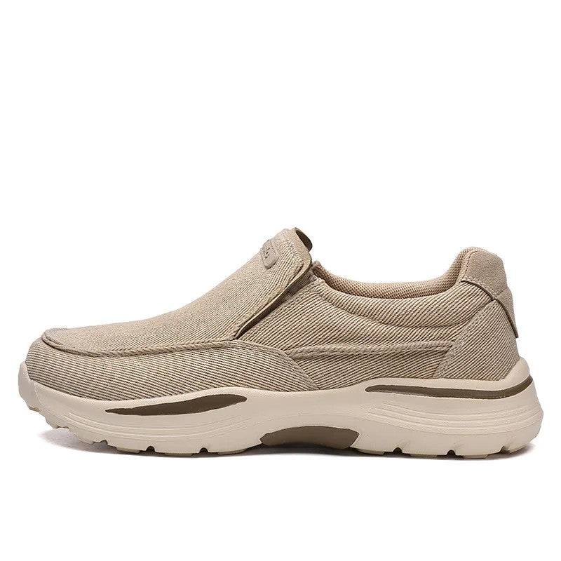 Vantage Canvas Slip-On Loafers - Desert Khaki