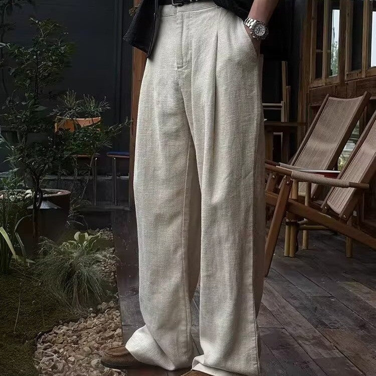 Varese Tencel Linen Wide Leg Pants