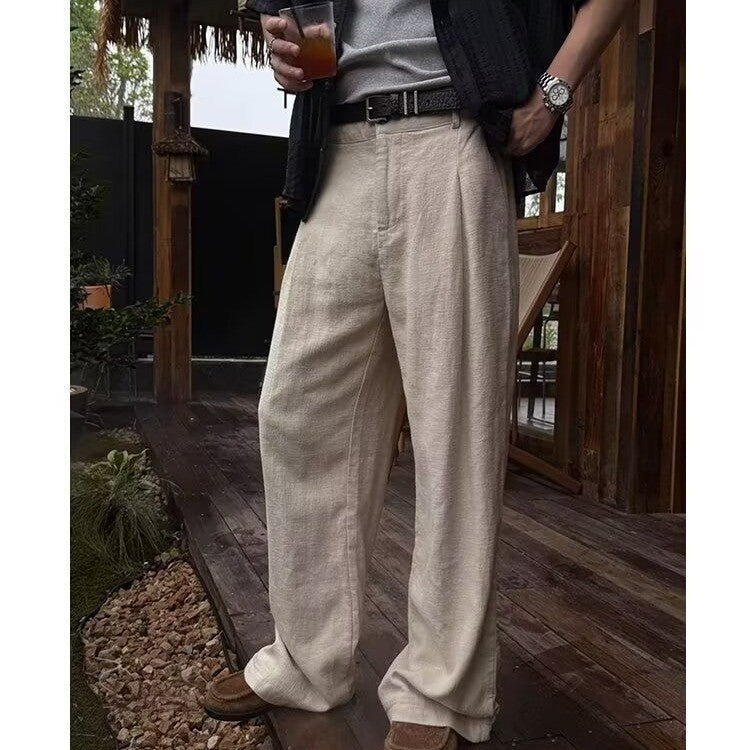 Varese Tencel Linen Wide Leg Pants