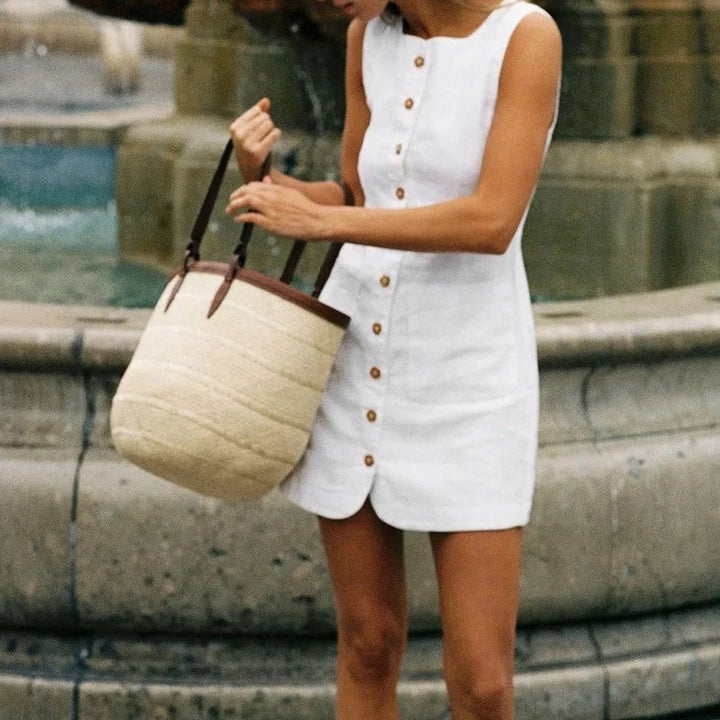 Varena Linen Mini Dress