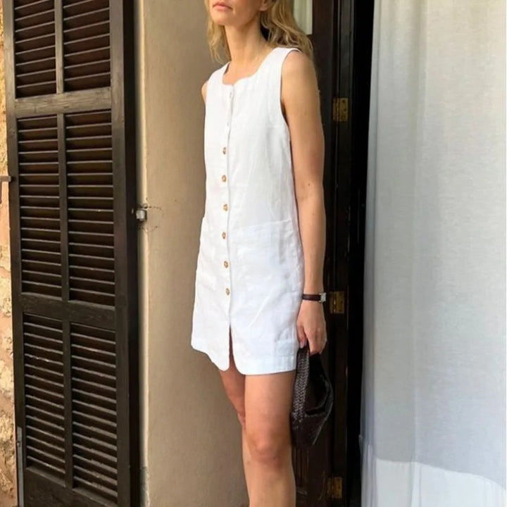 Varena Linen Mini Dress