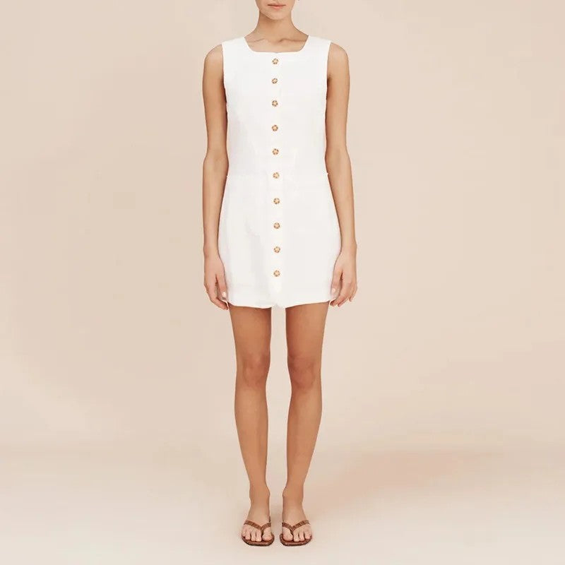 Varena Linen Mini Dress