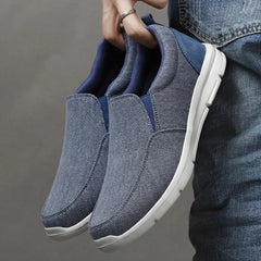 Vector Canvas Slip-On Loafers - Navy Blue