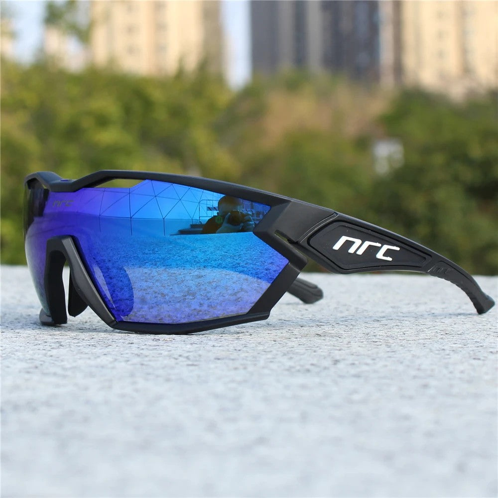 Vector Sunglasses - Matte Black / Cobalt Flash