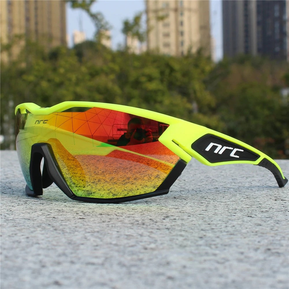 Vector Sunglasses - Neon Yellow / Blaze