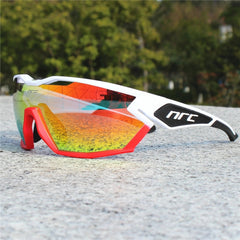 Vector Sunglasses - White and Red / Solar