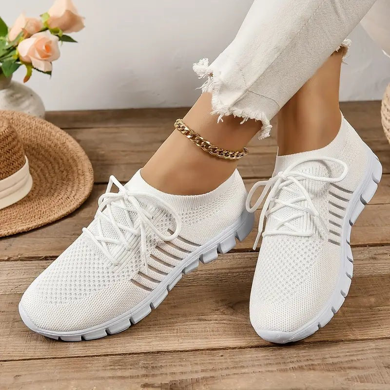 Vector Mesh Orthopedic Sneakers - Crisp White
