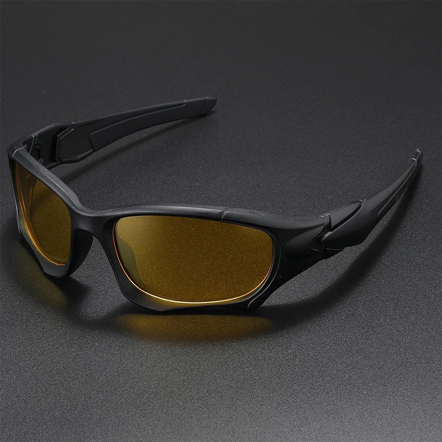 Velocity Polarized Sunglasses - Matte Black / Amber