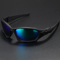 Velocity Polarized Sunglasses - Matte Black / Arctic Flash