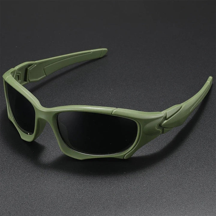 Velocity Polarized Sunglasses - Matte Olive / Smoke