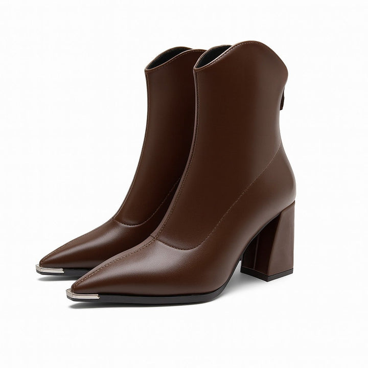 Verden Chrome Chelsea Boot - Sepia