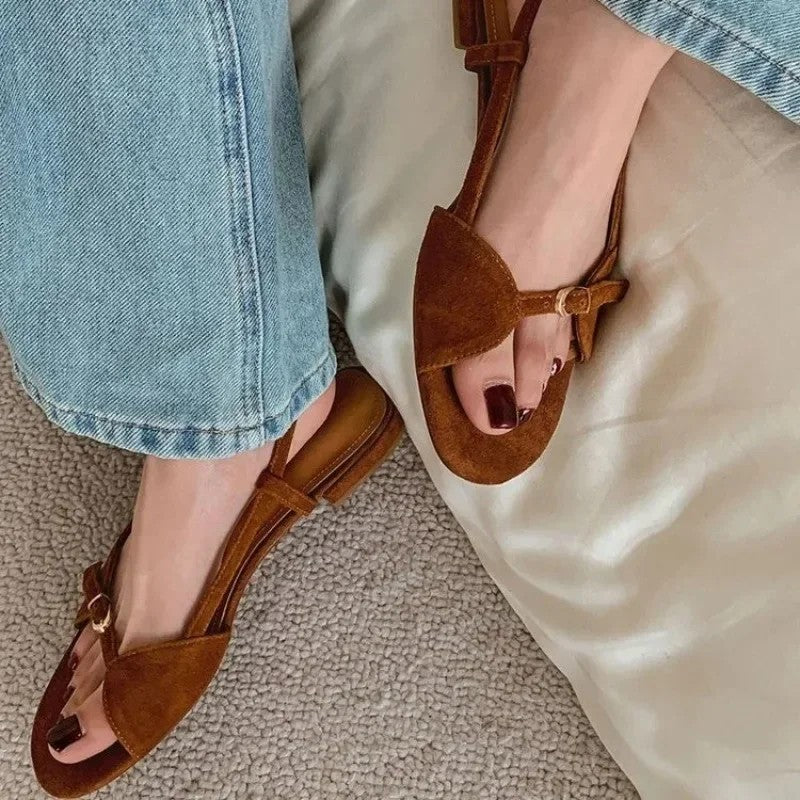 Veridia Flat Open-Toe Sandals