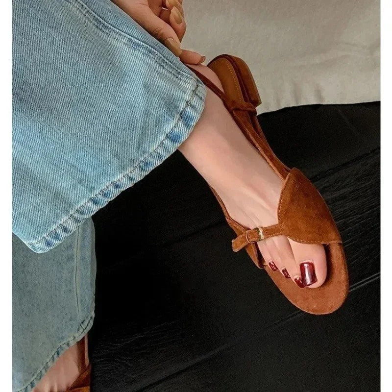 Veridia Flat Open-Toe Sandals