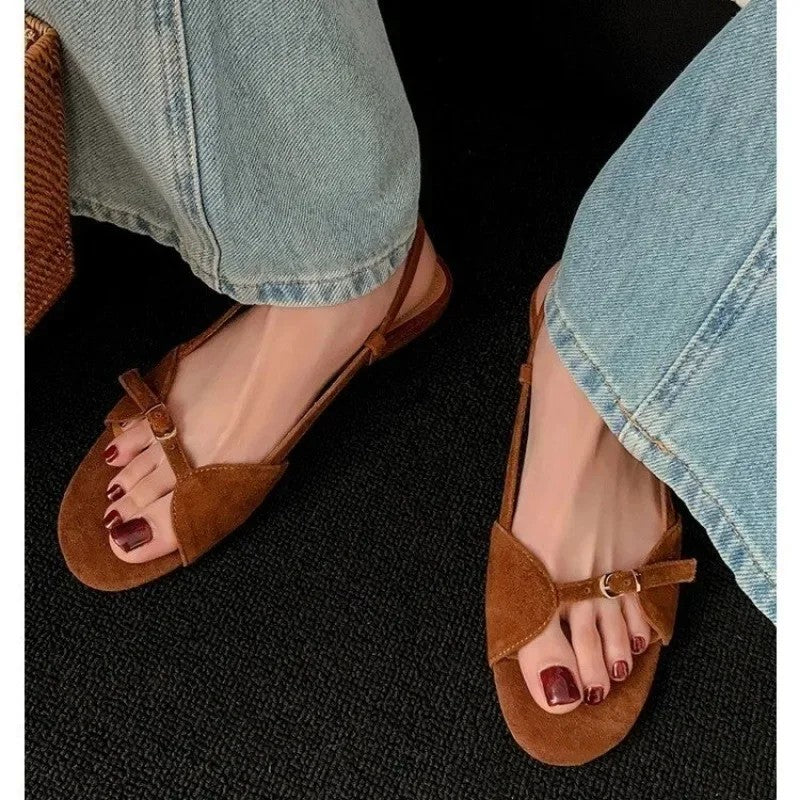 Veridia Flat Open-Toe Sandals