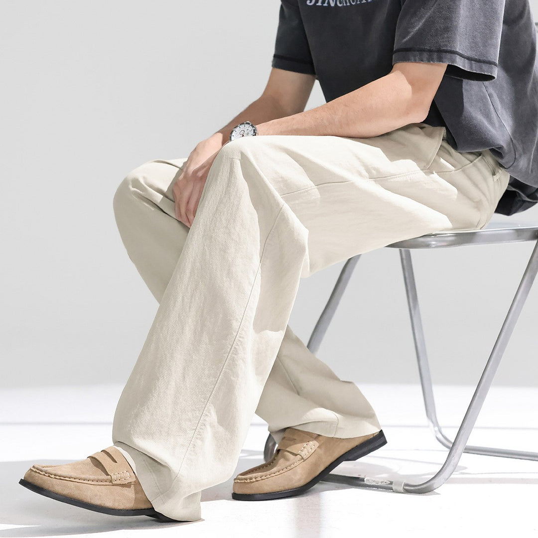 Verona Straight Linen Cotton Sweatpants