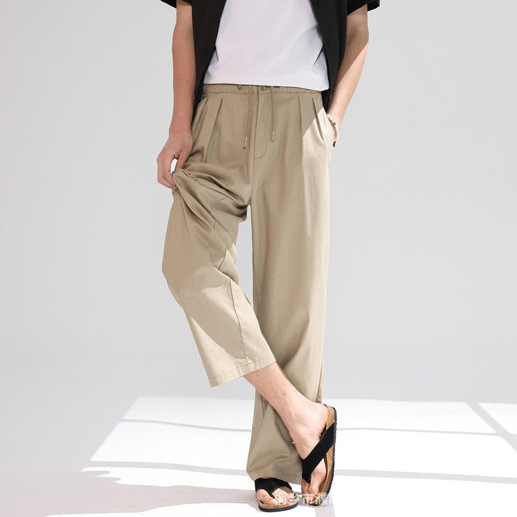Verona Straight Linen Cotton Sweatpants