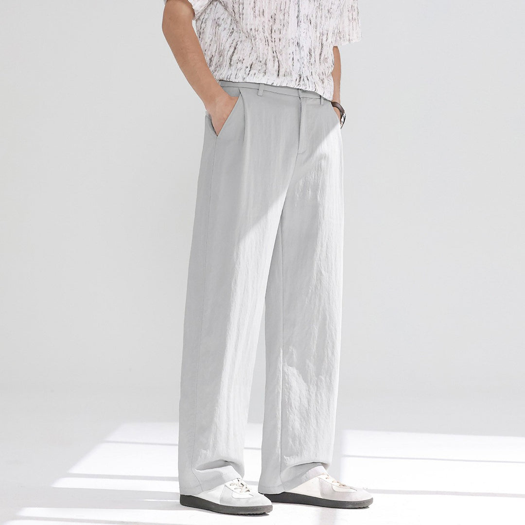 Verona Straight Linen Cotton Sweatpants - Almond