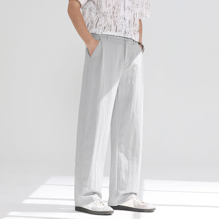 Verona Straight Linen Cotton Sweatpants - Almond