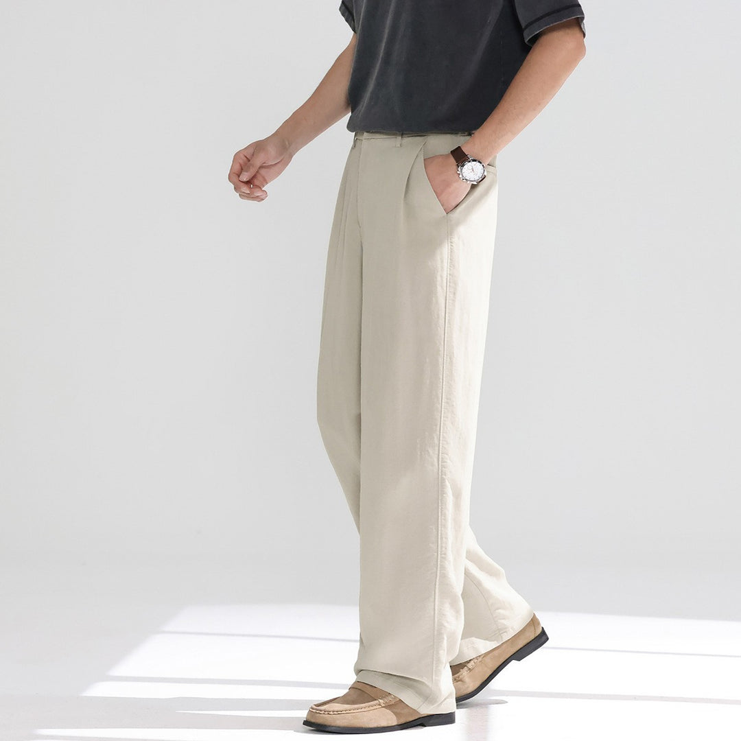 Verona Straight Linen Cotton Sweatpants - Dune