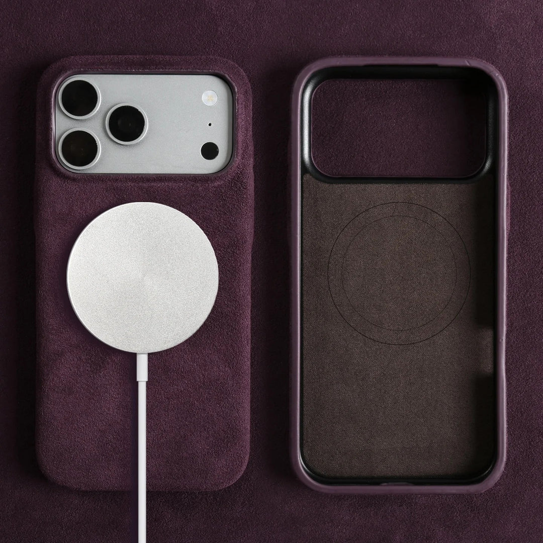 Verona Alcantara Suede Case - Amethyst