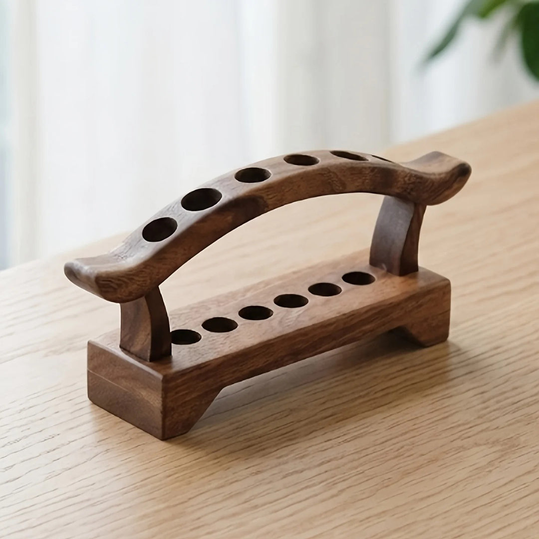 Walnut Desk Pen Holder - Natural Walnut