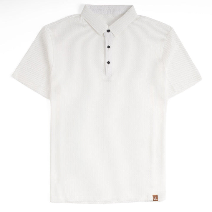 Wexler Minimalist Polo - Optic White