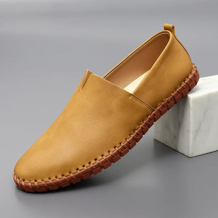 Alessio Leather Moccasins