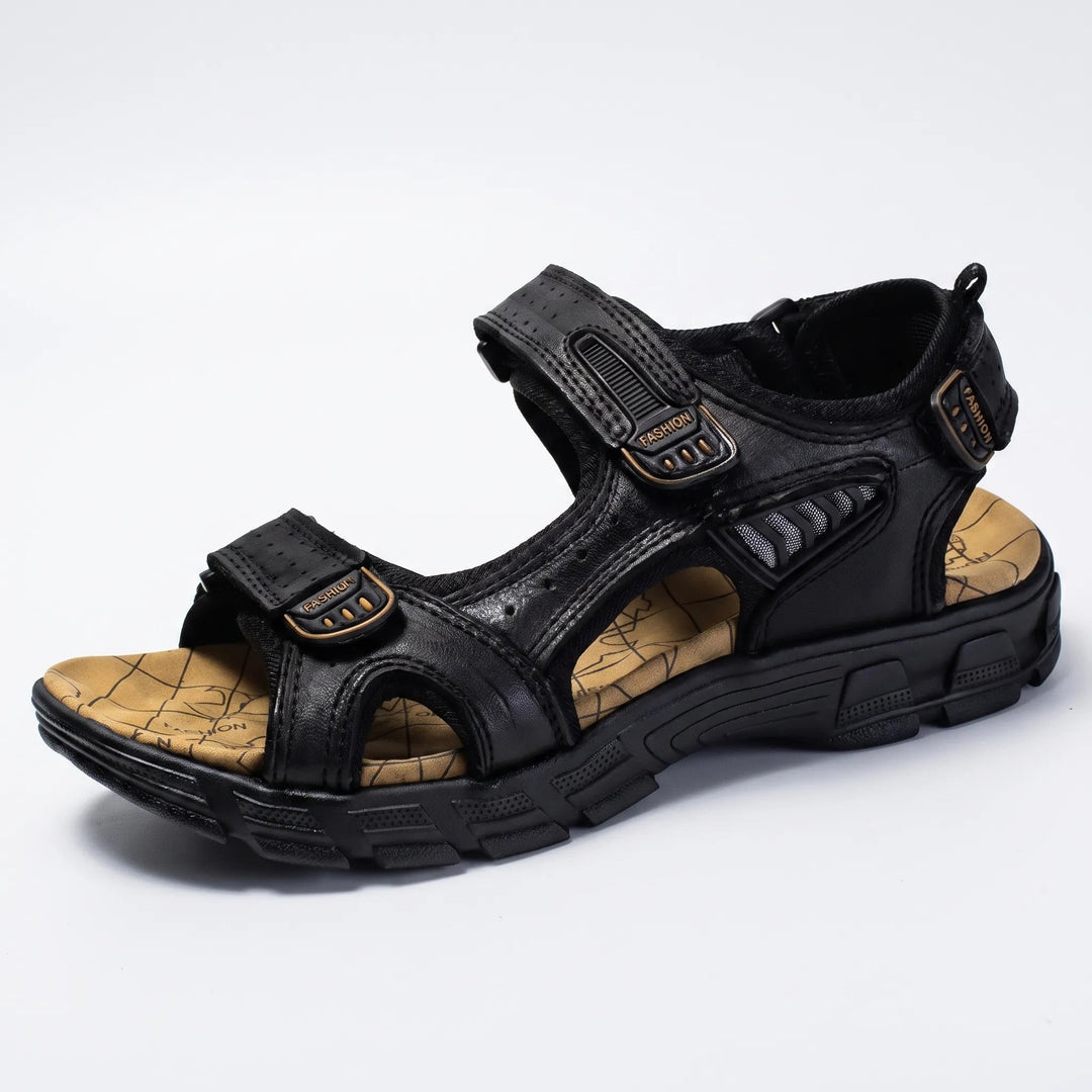 Zegnaro Adjustable Orthopaedic Sandals - Black