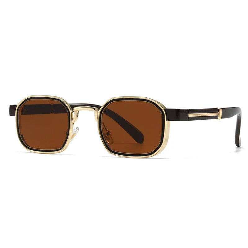 Zegnaro Sunglasses - Brushed Gold / Havana