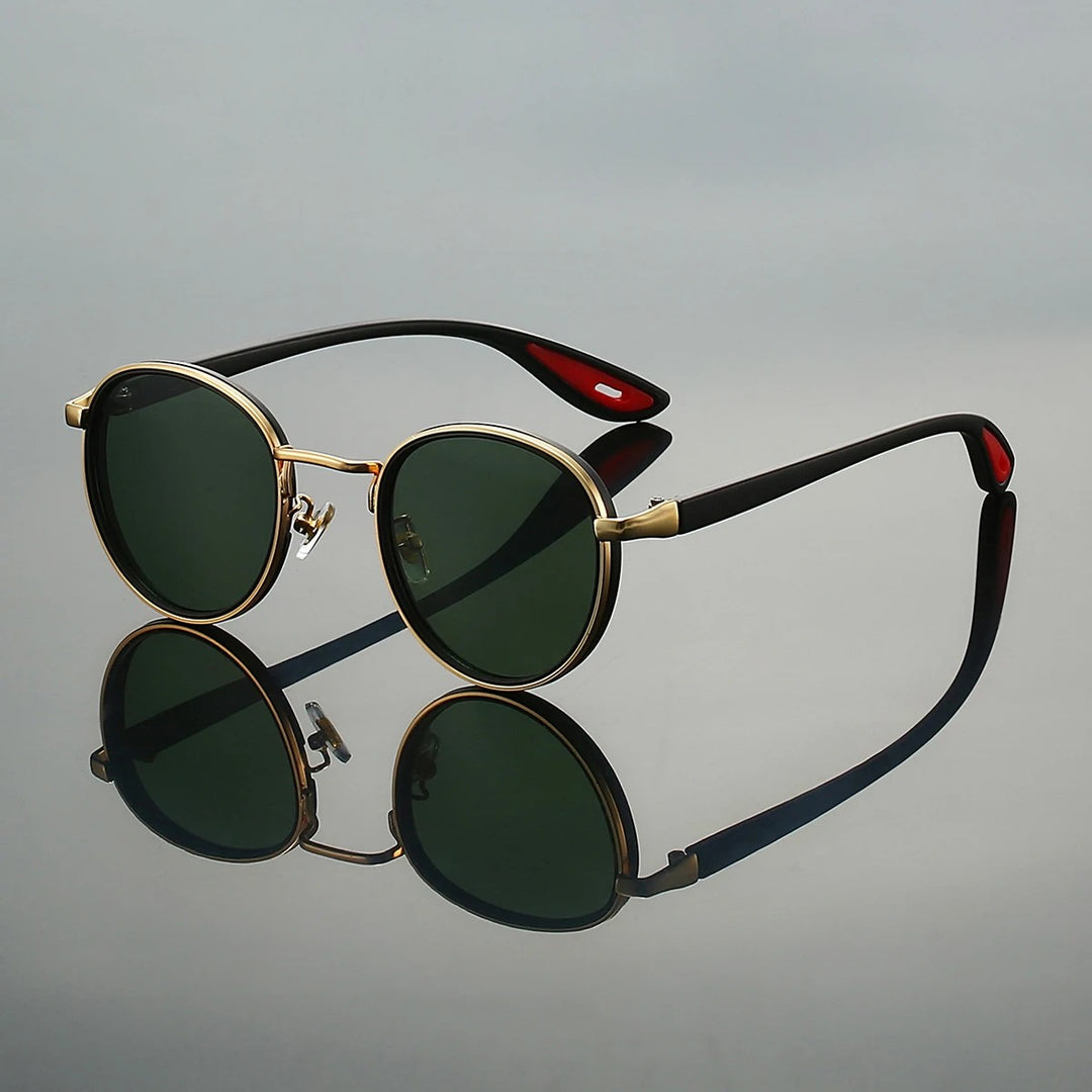 Zenith Sunglasses - Gold / Classic Green