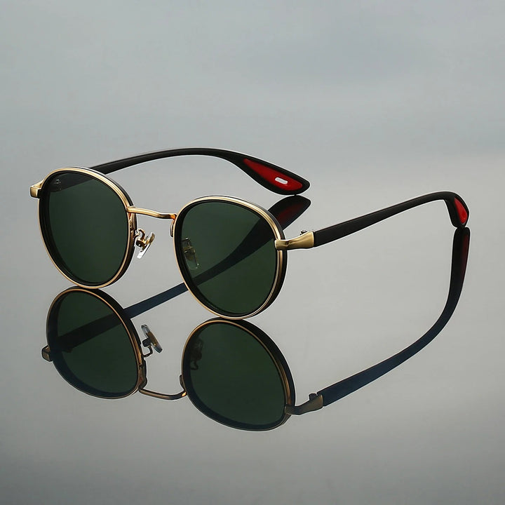 Zenith Sunglasses - Gold / Classic Green