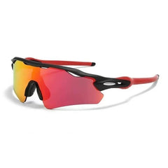 Zenith Polarized Sunglasses - Black Red / Phoenix Flare