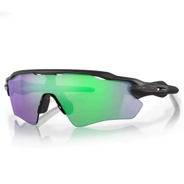 Zenith Polarized Sunglasses - Matte Black / Forest Aura