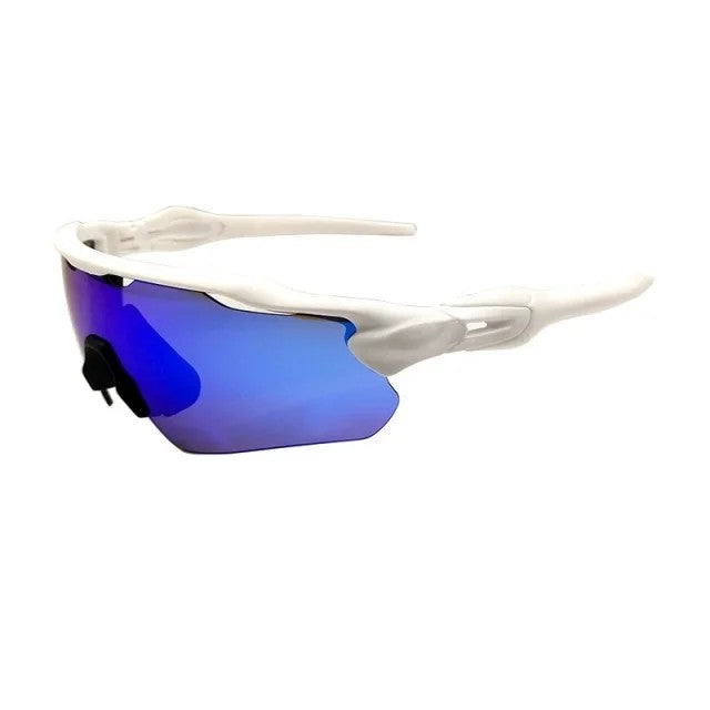 Zenith Polarized Sunglasses - White / Arctic Blue