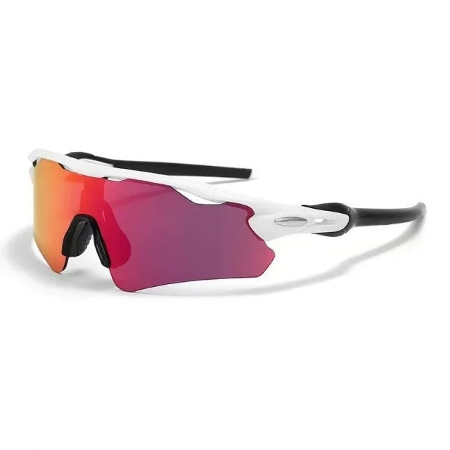 Zenith Polarized Sunglasses - White / Volcanic Flash
