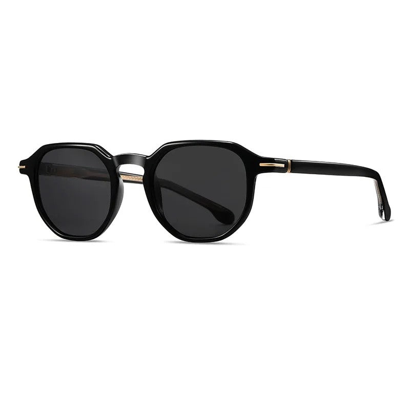 Zephyr Polarized Sunglasses - Polished Black / Smoke