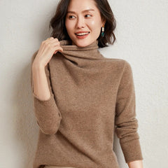 Zermatt Merino Wool Turtleneck Sweater - Camel